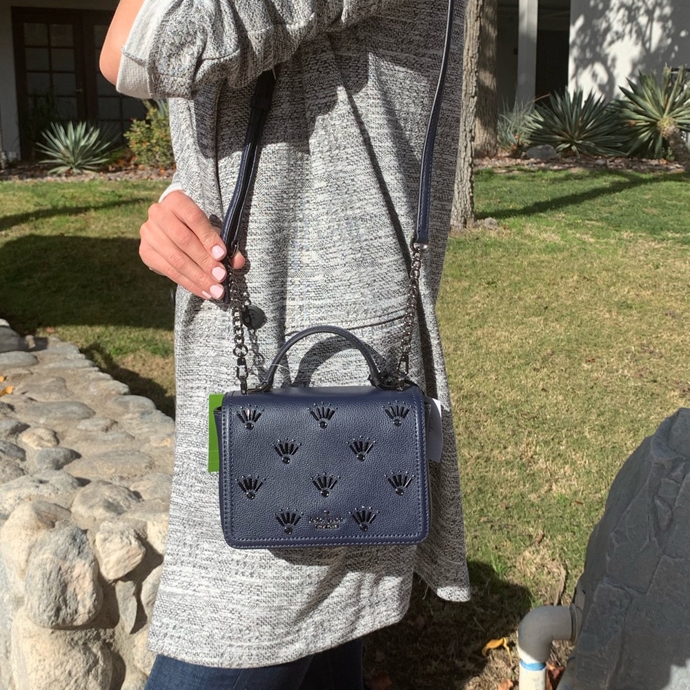 Kate Spade Maisie Embellished Leather Crossbody - Picture 3 of 8